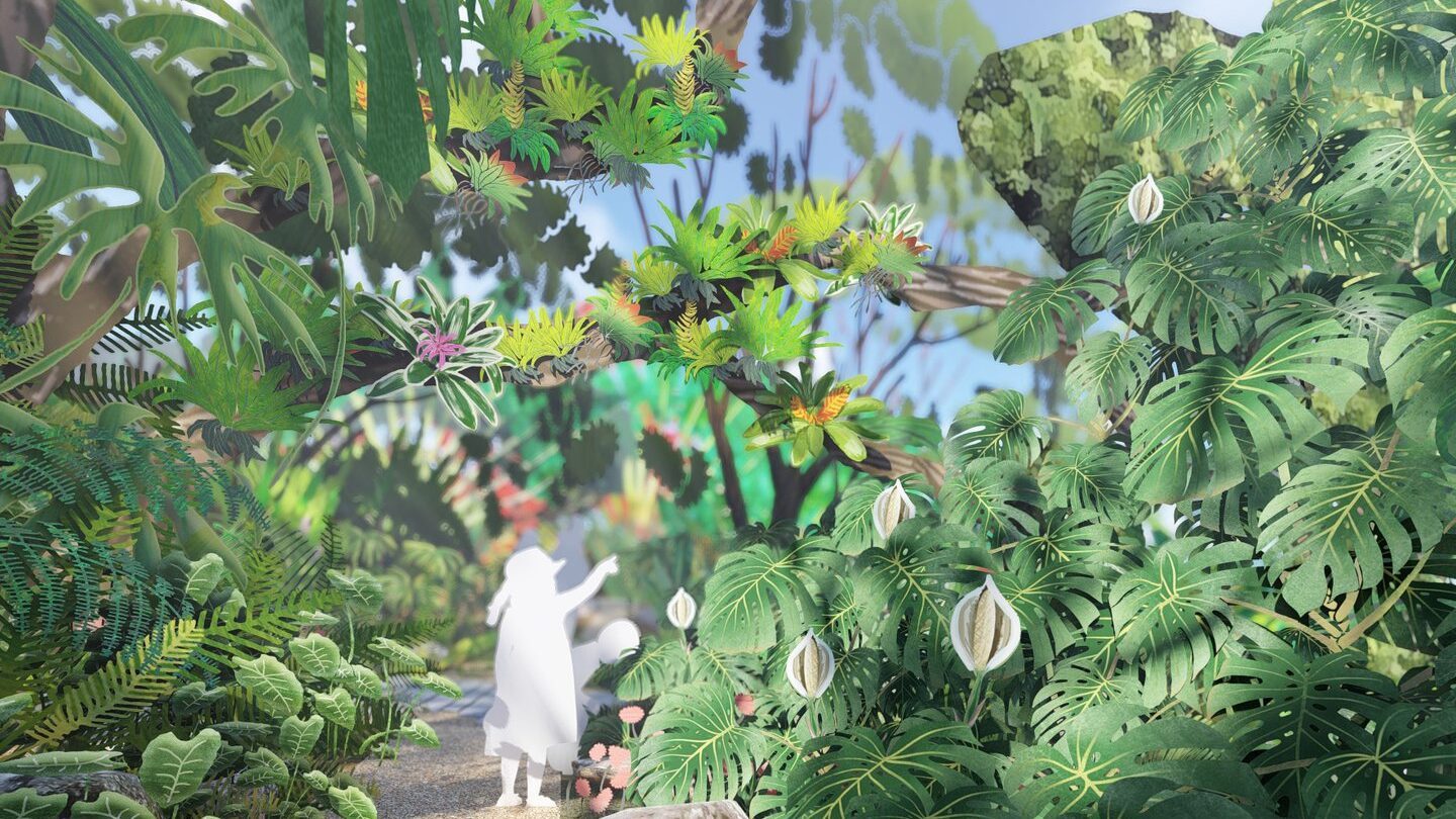 The Global Collection Garden—with three acres of themed tropical, subtropical, and arid zones—demonstrates a wide variety of diverse and beautiful plants from around the world that flourish in Houston’s climate