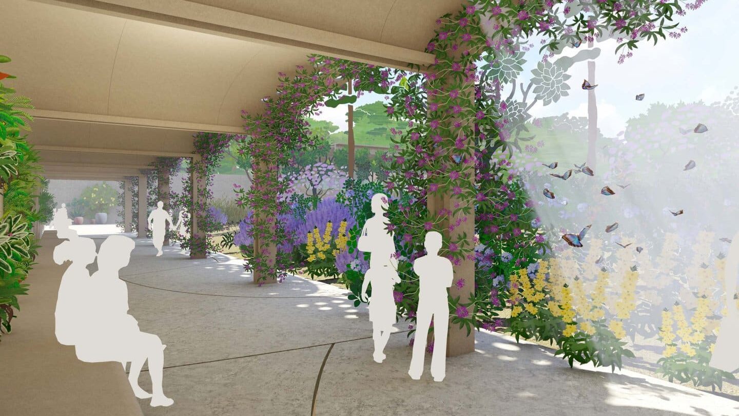 The Global Collection Garden—with three acres of themed tropical, subtropical, and arid zones—demonstrates a wide variety of diverse and beautiful plants from around the world that flourish in Houston’s climate