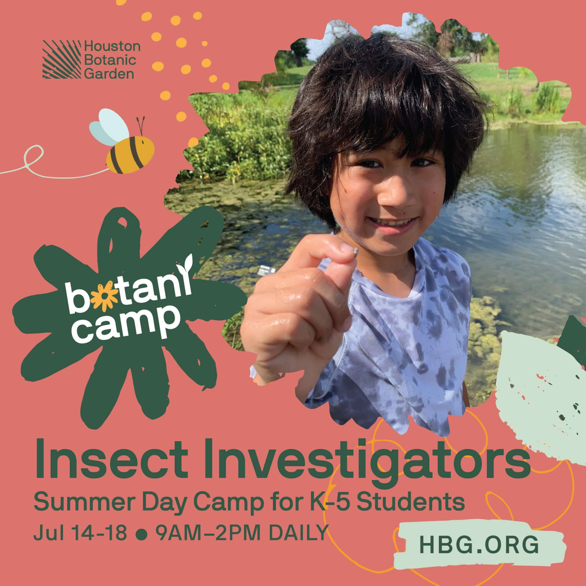 BotaniCamp: Insect Investigators | Houston Botanic Garden