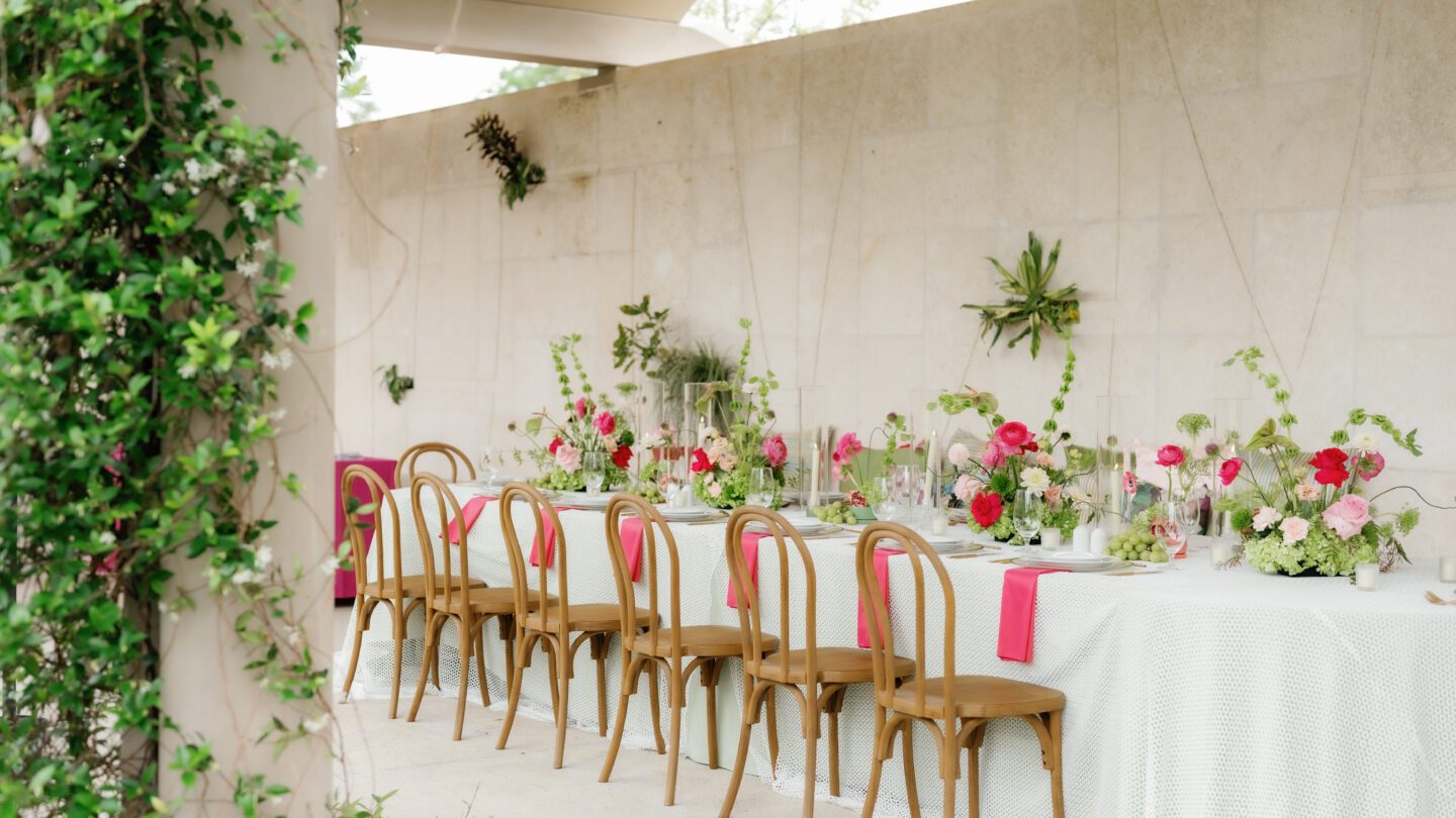 Stunning vibrant open house at Houston Botanical Gardens in Hous